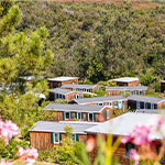 vue des mobil-homes du camping Sole di Sari