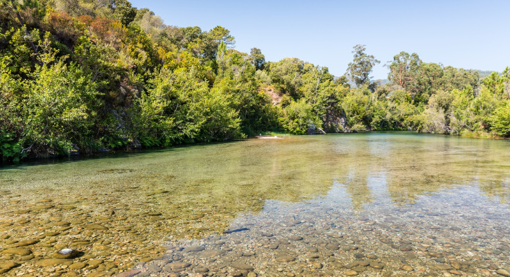 accès direct rivière - camping sole di sari