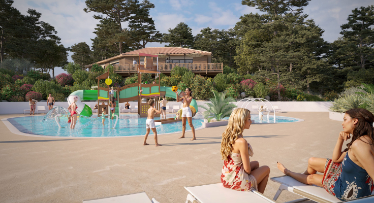 Espace aquatique camping corse